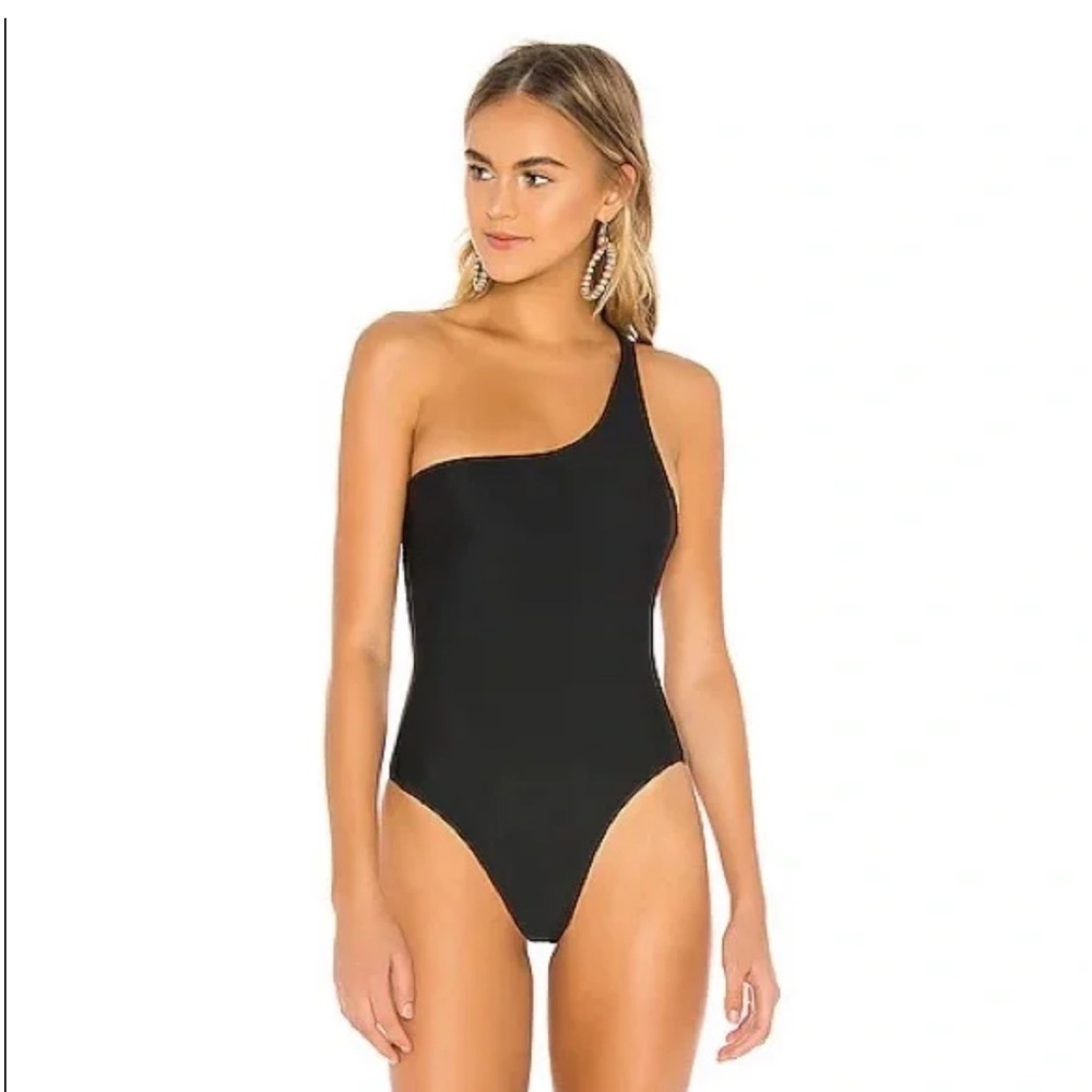 Lovers and Friends Mercedes One Piece in Black Medium Womens Swimsuit
